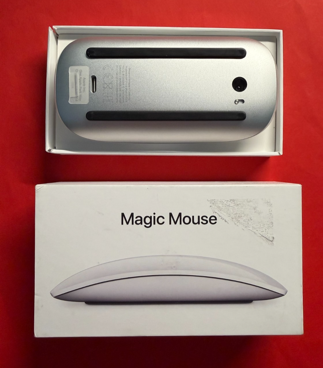 Original Apple Magic Mouse 3 USB-C A3204 Bluetooth Maus Weiß
