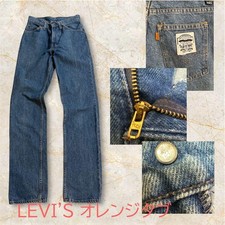 Rare 70s Levi's Orange Tab cloth patch 42TALON vintage denim