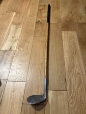 A Patrick Hickory Golf Club Rare Punch Dot Face Niblick