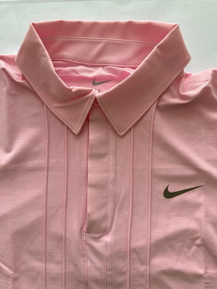 Nike Federer RF 2010 Toronto Césped Tenis Polo M Rosa 381368-640 Raro Nuevo Foto 4 de 4