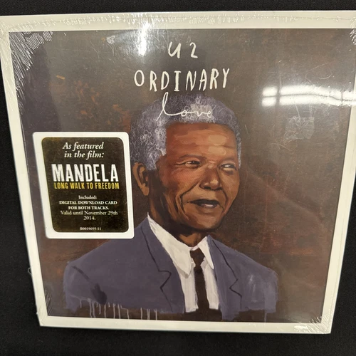 U2 Ordinary Love 20” 33 Rpm As Featured In The Film Mandela Long walk to Freedom