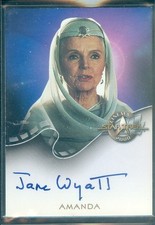 Star Trek Cinema 2000 ( A 13 ) Jane Wyatt as Amanda Autograph Card