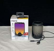 iHome iBT800B Play Glow 15 Hr Rechargeable Waterproof Bluetooth Mini Speaker
