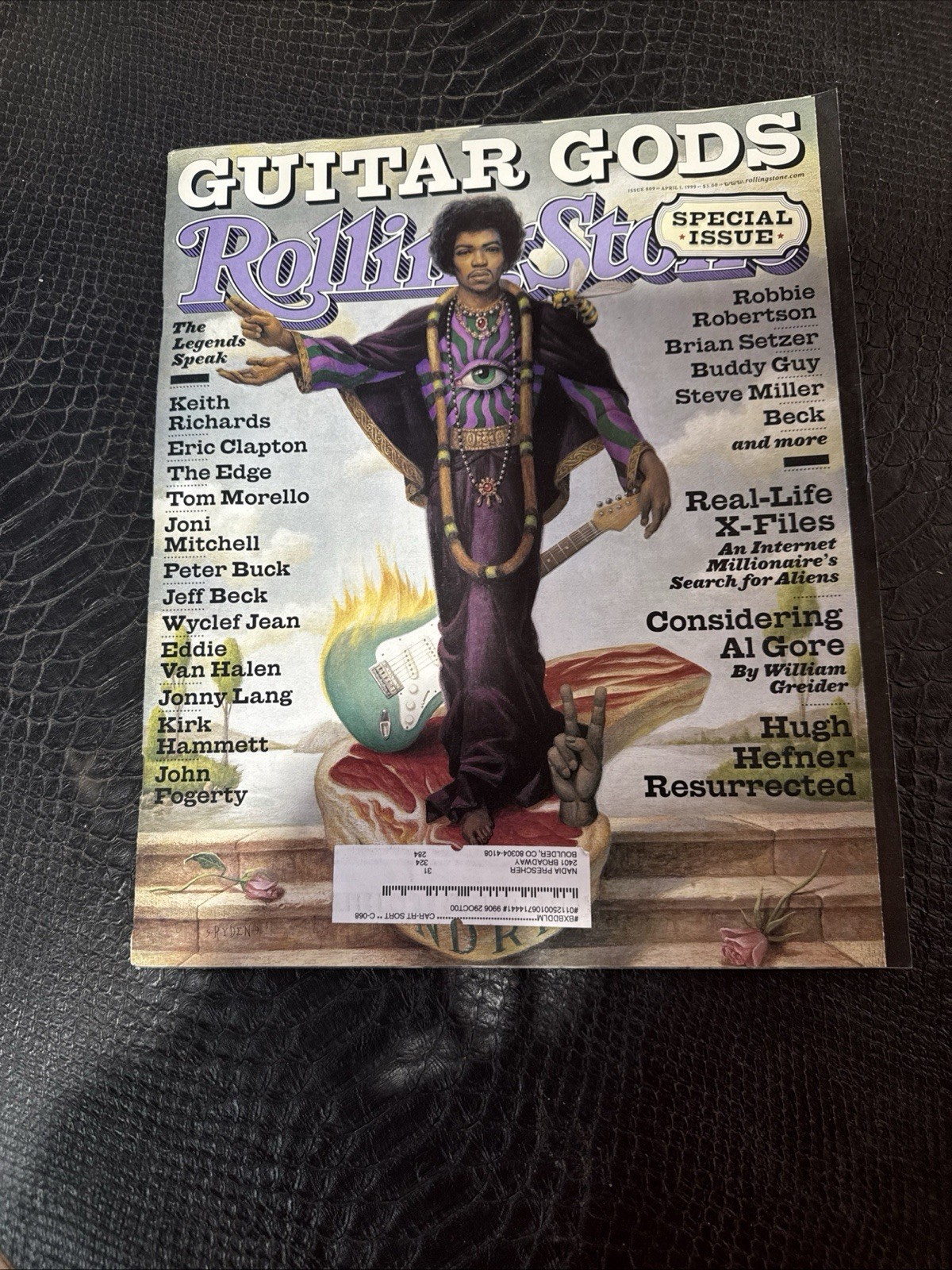 Vintage April 1, 1999 Rolling Stone Magazine  - Guitar Gods