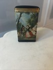 Antique Italian Flip Top Cigarette Case Real Silk, B. Giaconi Florence Italy