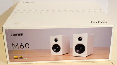 Edifier M60 2.0 Bookshelf Speakers 66W RMS Bluetooth USB-C AUX White