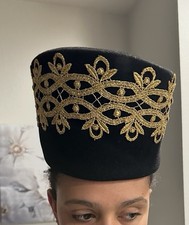 VTG Rare Frank Olive Private Collection 1960 Fez Womens Hat Rare