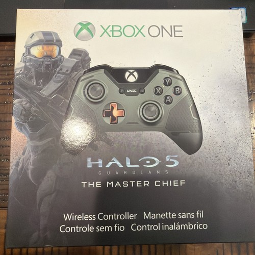 Limited Edition Halo 5: Guardians The Master Chief XBOX ONE Controller New - Afbeelding 1 van 7