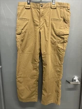 5.11 Tactical Series Mens Brown Cargo Workwear Outdoor Pants Size 38x30