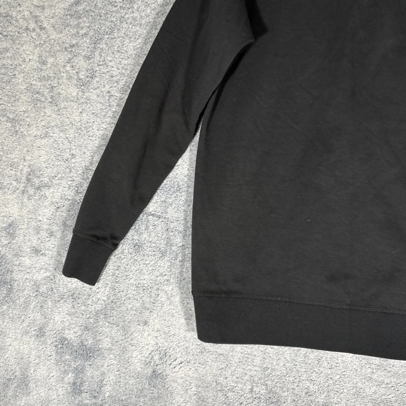 Apple Store Employee Jacket Full Zip Adult Size Small Logo Black Cotton Blend - product detail image 14