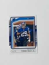 Tyrone Tracy Jr. Rookie 2024 Panini Donruss #364 New York Giants
