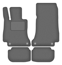 Velours Fußmatten für Mercedes E A238 Bj. 2017-2023  4-tlg Passform Automatten