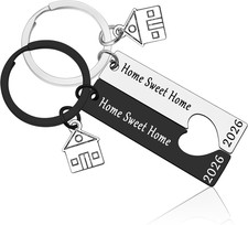 for New Home Keychain Set 2026 Housewarming Keychain Gift for New Homeowners Fir