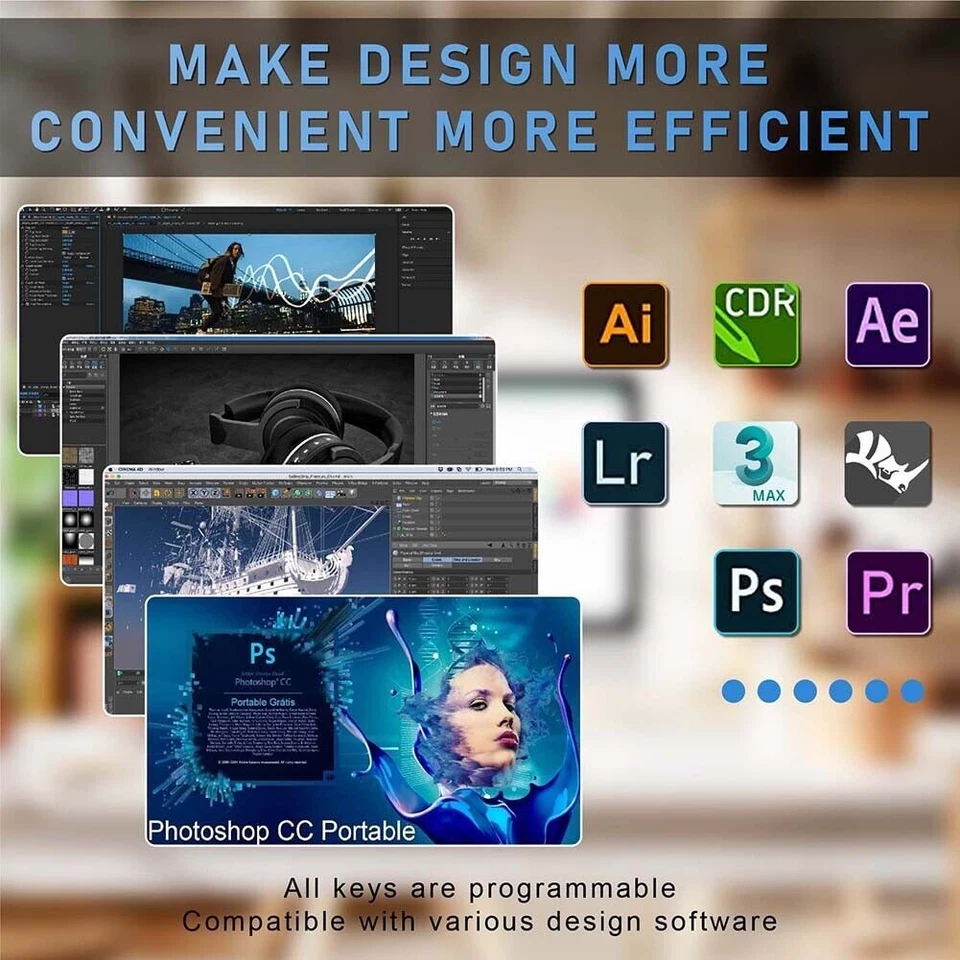 Macro Keyboard 6 Key + 1 Knob Wired Programmable Mechanical Keypad - Image 4 of 4