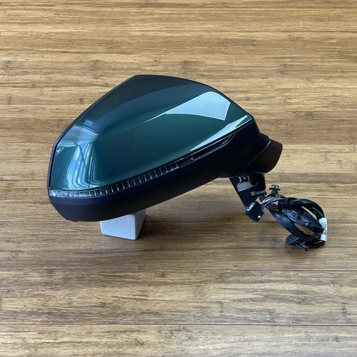 2018-2024 Audi Q5 FY Front Right Door Exterior Rear View Mirror Azores Green OEM
