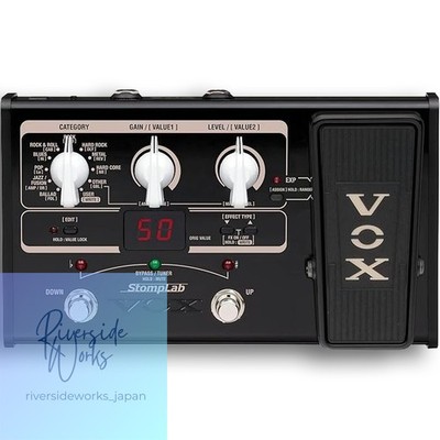 VOX Compact Multi Effektpedal für Gitarre mit Expression Pedal StompLab SL2G