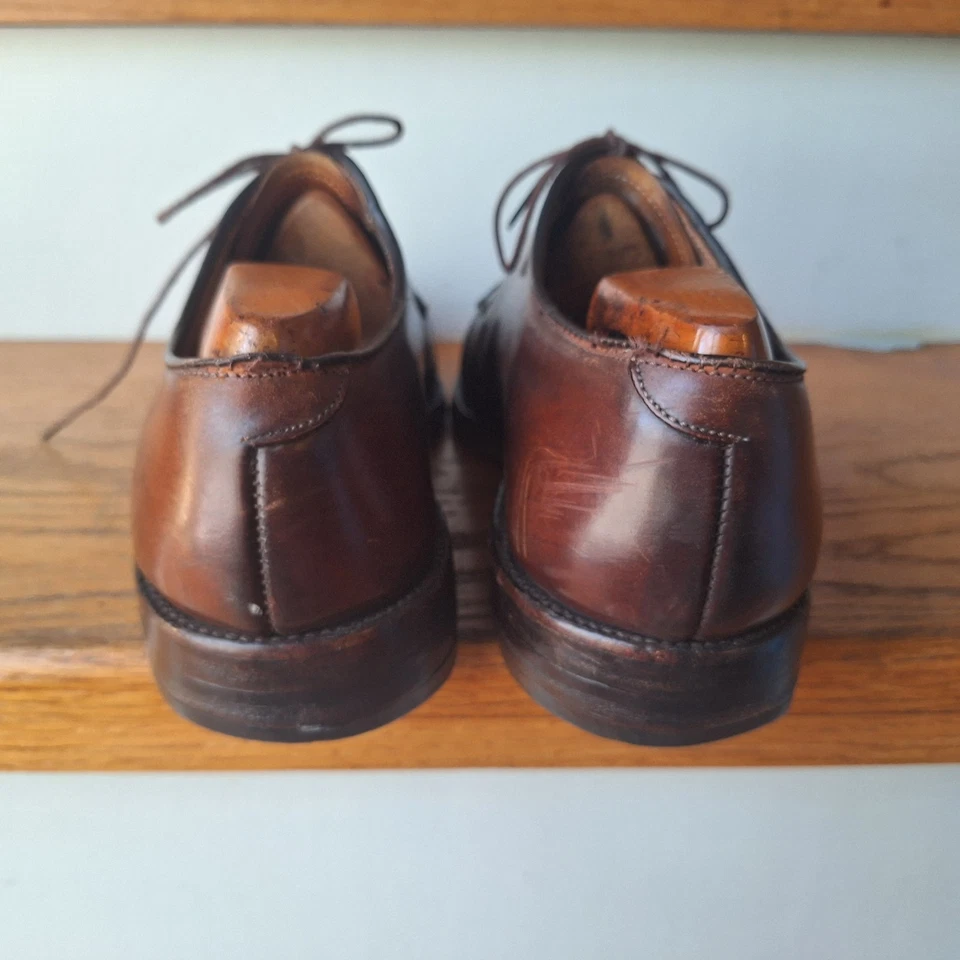 Bluchers cordobés Alden x Brooks Brothers A765 Shell No. 8 colores talla 9 B/D Foto 4 de 4
