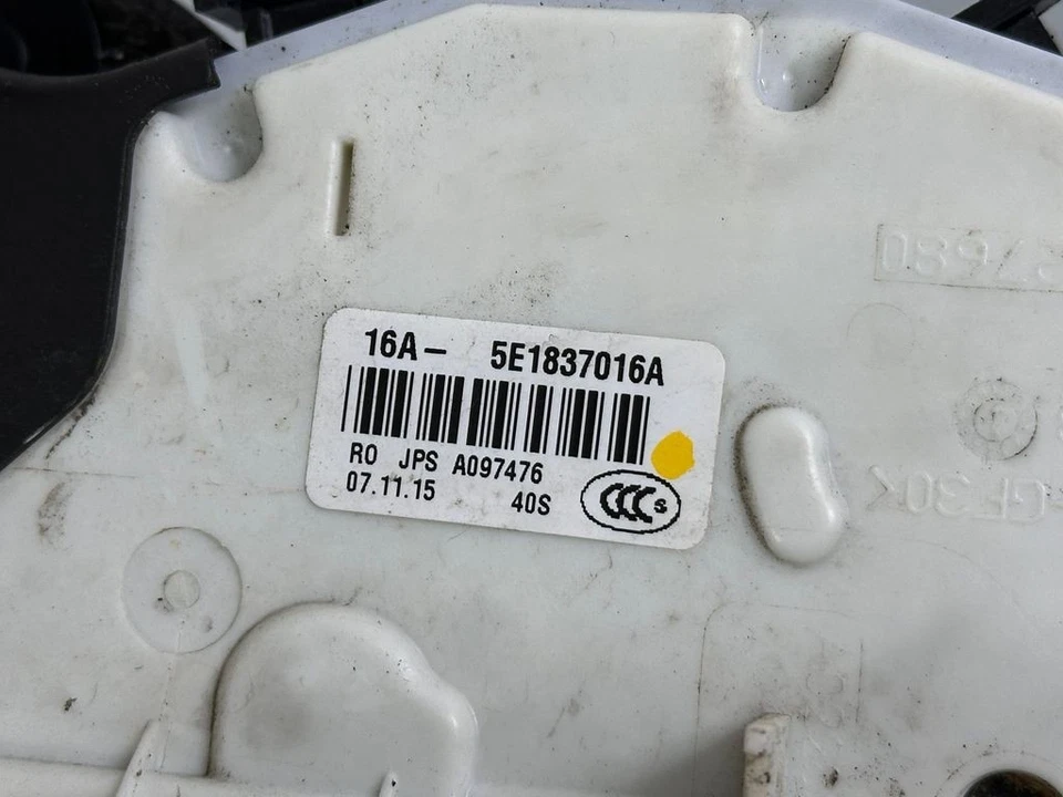 Serrure de porte avant droite Volkswagen Passat B8 2016 5E1837016A DEL14949 - Photo 3/4