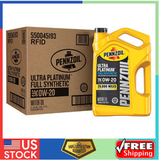 Pennzoil Ultra Platinum Full Synthetic 0W-20 Motor Oil, 5 Quart (3 Pack) 72.27 per gallon