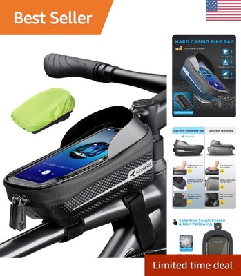 3D EVA Bike Frame Bag - Universal Touchscreen Holder for Cycling Essentials