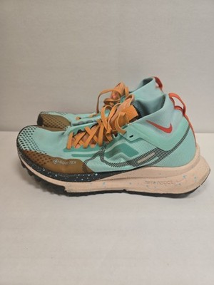 Nike React Pegasus Trail 4 GORETEX Emerald Rise Sequoia Running Sneakers Sz 9