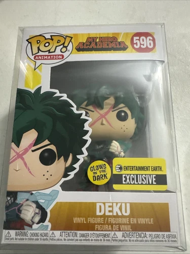 Funko Pop! Vinyl: My Hero Academia - Deku (Glow in the Dark) - Entertainment...