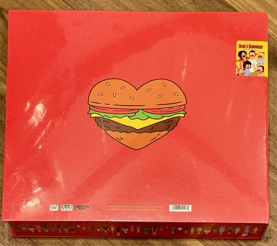 The Bobs Burger Music Album Vol.2 - 3LP Colored Vinyl Set - SEALED - LTD Box - Image 3 of 3