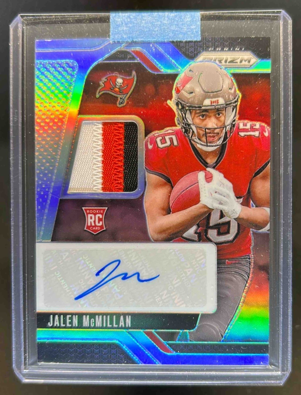 2024 Prizm Jalen McMillan Rookie Patch Auto RC Rookie #90/99 Buccaneers