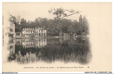 AWNP14-1060-45 - ORLEANS - Bords du loiret - Le restaurant du paul foret