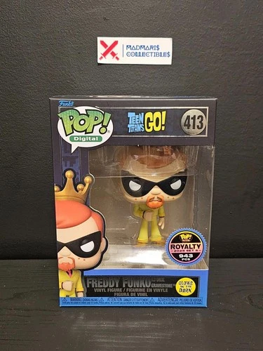 Funko Digital: Freddy Funko as Dick Gravestone #413Teen Titans GO! Royalty(Glow)