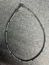 Phiten Sports Standard Necklace 25  Black  Titanium Infused  Lightly Used