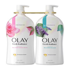 Olay Fresh Radiance Body Wash Birch Water & Lavender, Rose Nectar, 35 oz 0.72 per gallon