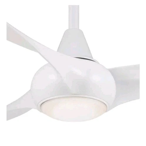 Minka Aire Light Wave 52"  Indoor LED Ceiling Fan Remote White F844-WH - Picture 3 of 4