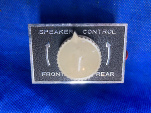 VINTAGE Car Radio Auto Radio Truck Radio Rear Speaker Fader Control