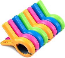 Large Beach Towel Clips for Beach Chairs, 8 Pcs Towel Holder for Beach Chair Poo