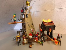 2x  Angriffsturm Tisch Pferd viel Ritter 3666 4865  Ritterburg  Playmobil 881