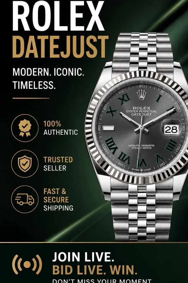JD Watches | Rolex Modern Datejust Auction