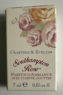 Crabtree & Evelyn Vintage Southampton Rose Parfum D Ambiance 0.25 Fl Oz Rare New