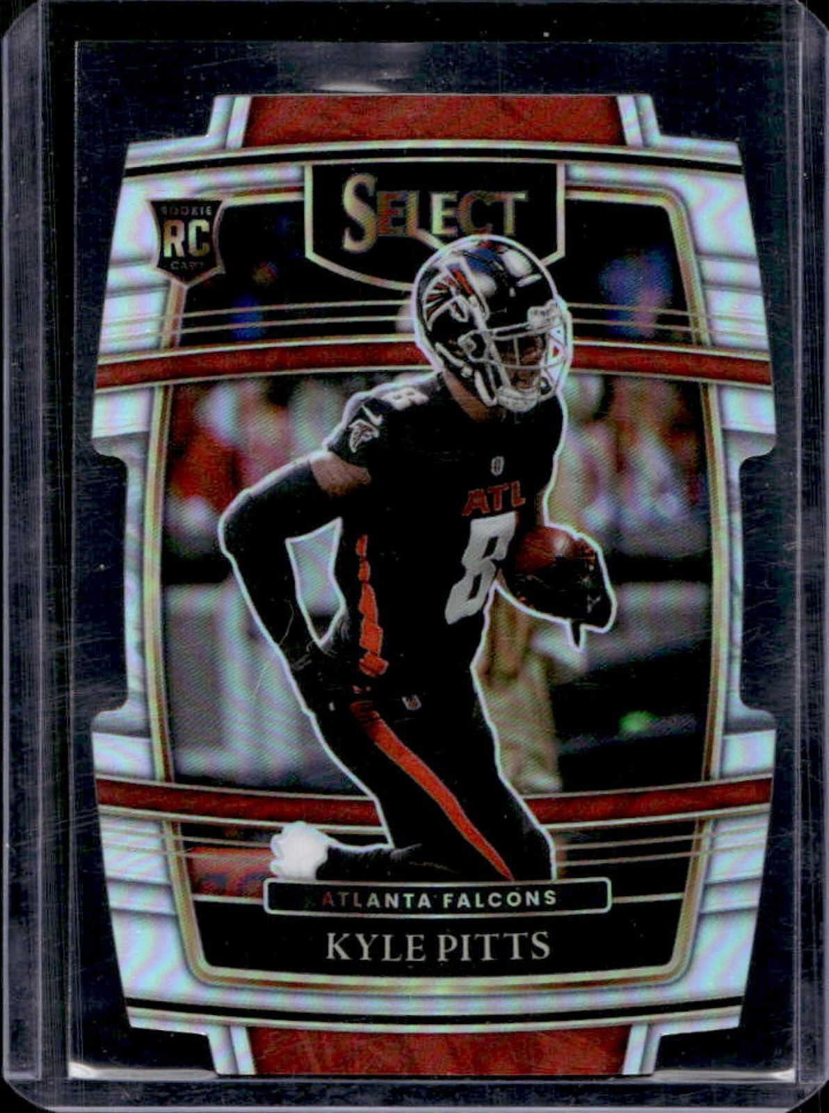 2021 Panini Select Kyle Pitts RC Silver Prizm Die Cut Concourse #46 Falcons