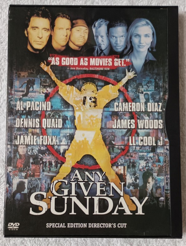 Any Given Sunday "DVD, 1999" (Special Edition Director's Cut)