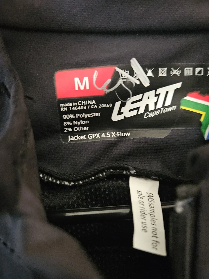 Chaqueta Leatt Moto GPX 4.5 X-Flow - Negra - Hombre Mediana - Excelente Estado Foto 4 de 4