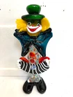 Rare Vintage Italian Murano Glass Clown with Original Murano Sticker