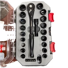 Husky 100-Position 3/8 in. Drive Universal Socket Wrench Set (25-Piece) NO 3/8
