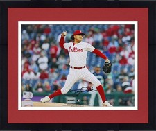 Framed Taijuan Walker Philadelphia Phillies Signed 8x10 Pitching Photo