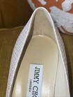 Jimmy Choo Aza Kitten Heel In Nude  Snake-Like Embossed Leather Finish 36 1/2 — photo 8
