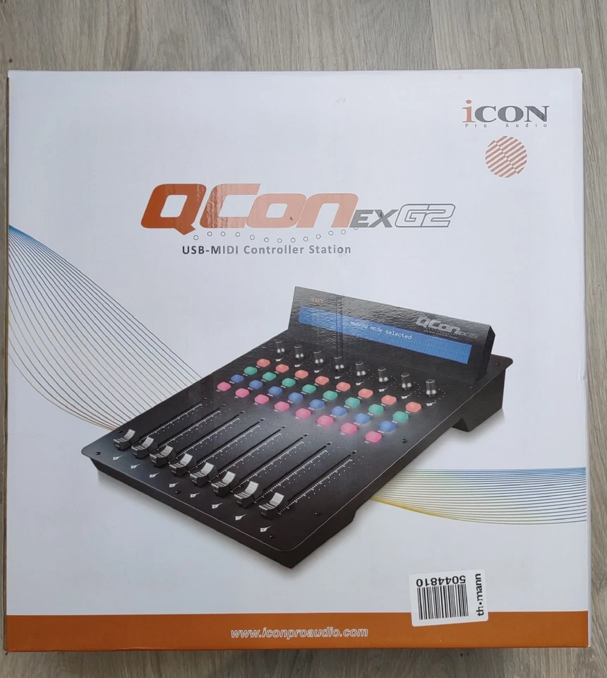 Icon Qcon Pro EX G2 Expander DAW/MIDI/Audio-Controller mit Motorfadern (8-Kanal) - Bild 4 von 4