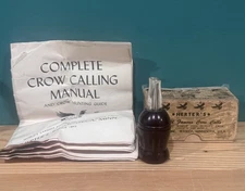 Herters No. 309 Crow Call Box and Original Papers Vintage Made In USA Hunting