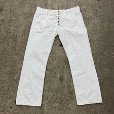 Y2K Vintage Girbaud White Button Fly Pants
