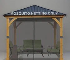 Costway 10x10 Replacement Mosquito Cover Netting Gazebo Screen Canopy Mesh