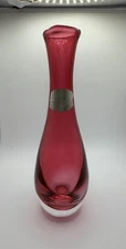 Cranberry Val St Lambert Vase